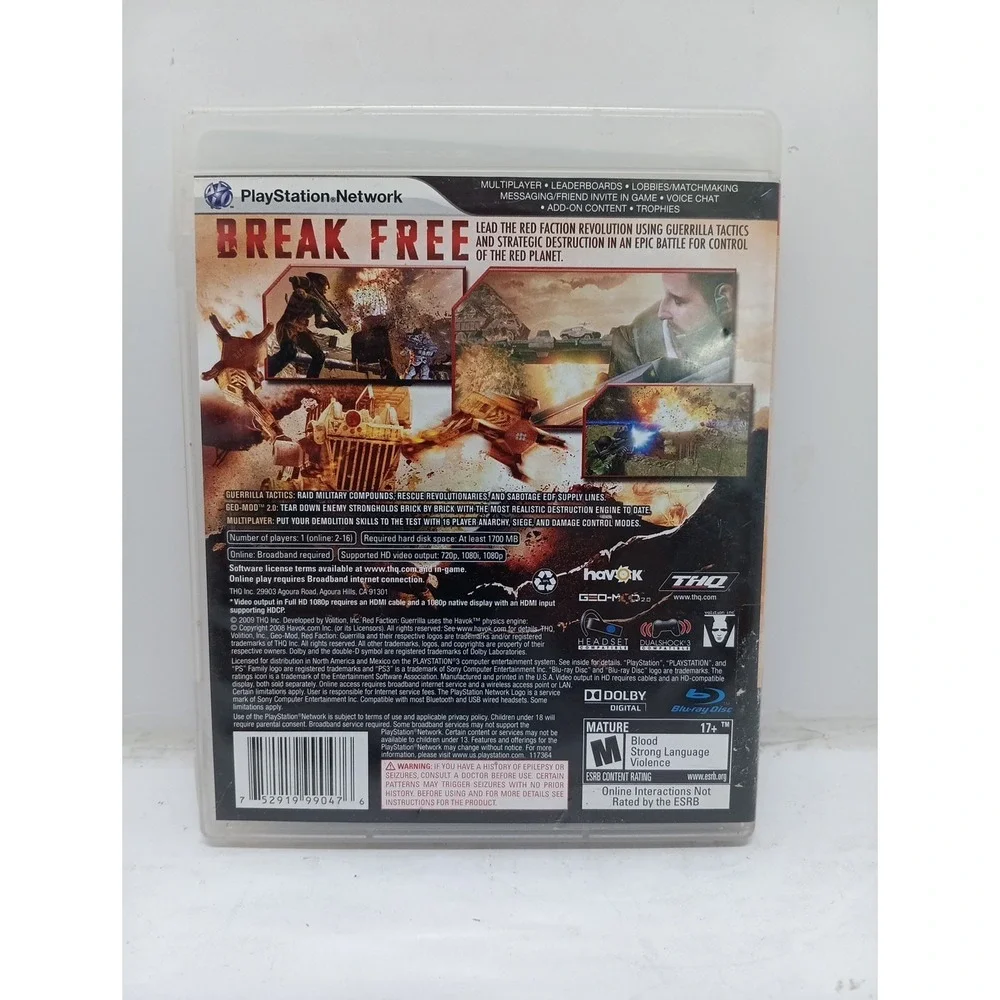 Red Faction Guerrilla - Sony PlayStation 3
